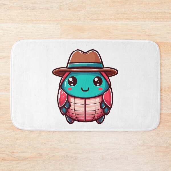 Item preview, Stylish Beetle with Hat designed and sold by ArtfulWeave.