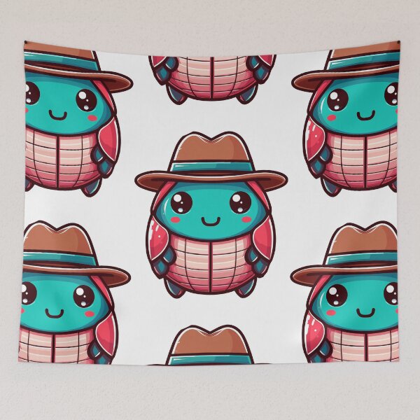 Item preview, Stylish Beetle with Hat designed and sold by ArtfulWeave.