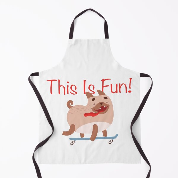 Item preview, This Is Fun, Cute Dogs, Funny Dogs, Friends, BFF, Best Friends, Happy Dogs, Dogs Smiling, Dogs On Skater, Dogs Running, Dogs Having Fun, Fun, Skaters, Dogs, Smile, Happy, designed and sold by Henrylizarraga.