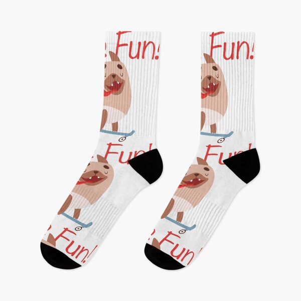 Item preview, This Is Fun, Cute Dogs, Funny Dogs, Friends, BFF, Best Friends, Happy Dogs, Dogs Smiling, Dogs On Skater, Dogs Running, Dogs Having Fun, Fun, Skaters, Dogs, Smile, Happy, designed and sold by Henrylizarraga.