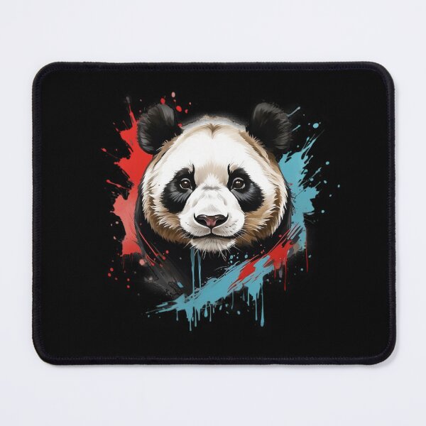 Item preview, Creative panda design with strokes of blue and red. designed and sold by Arius design.