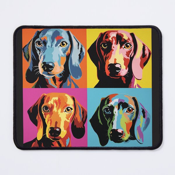 Item preview, Andy Warhol Dachshund designed and sold by artsanddogsTM.