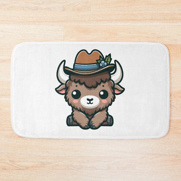 Item preview, Cool Bison in Hat designed and sold by ArtfulWeave.