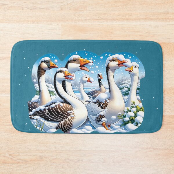 Item preview, Mirthful Geese: Snowy Celebration designed and sold by mugooooo.