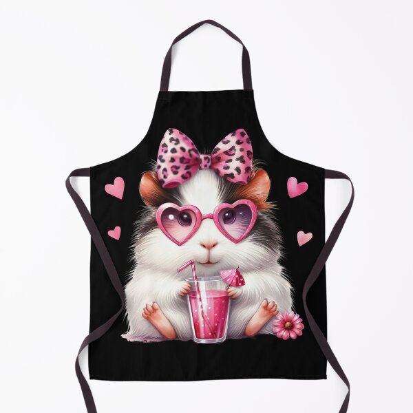 Item preview, Piggy Elegance: Sip of Delight in Heart-Shaped Glasses designed and sold by BorczVisuals.