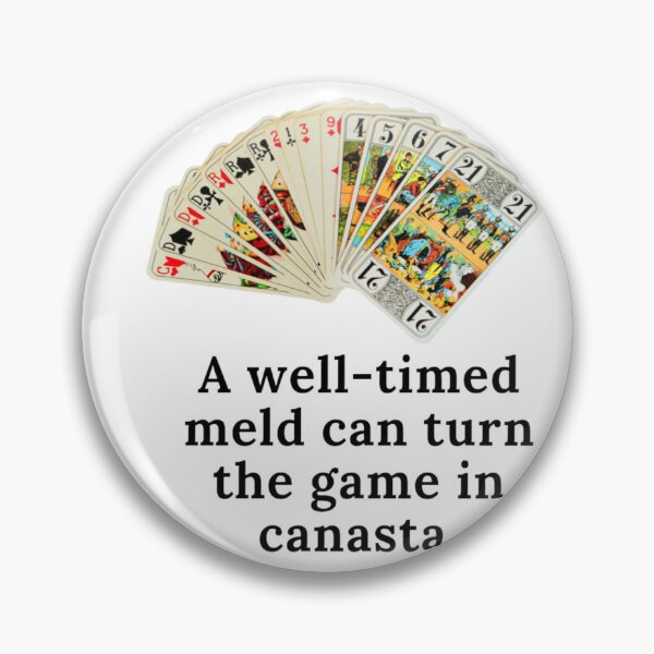 Item preview,  A well-timed meld can turn the game in canasta. Sticker designed and sold by DaringDesigns19.