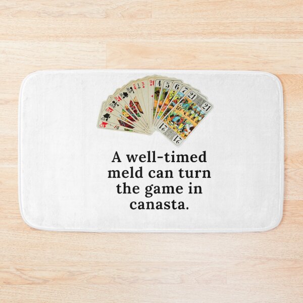 Item preview,  A well-timed meld can turn the game in canasta. Sticker designed and sold by DaringDesigns19.