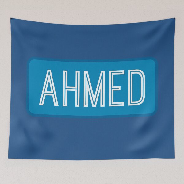 Item preview, Ahmed Name designed and sold by Jeallan Designs.