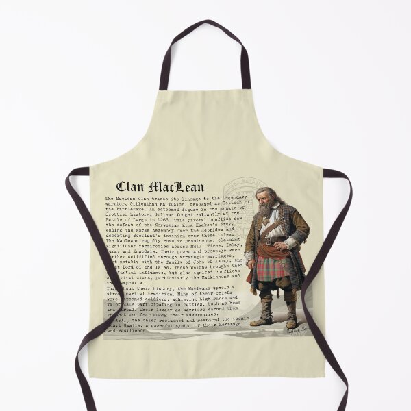 Item preview, MacLean Scottish Clan History designed and sold by BagTown Clans.