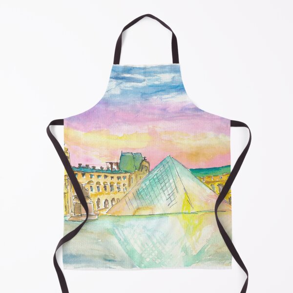Item preview, Paris Louvre at Dusk with fascinating Pyramids designed and sold by artshop77.