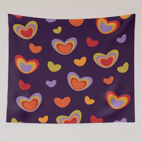 Item preview, Retro Hearts designed and sold by twotoucans.