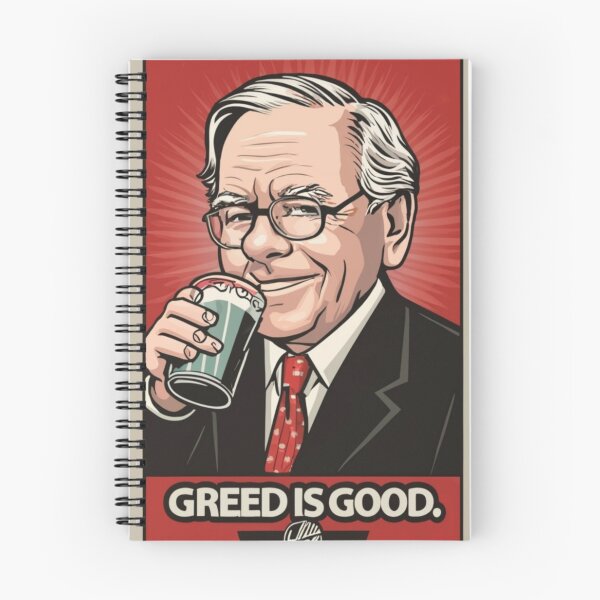 Item preview, Greed is Good Warren Buffett Tribute designed and sold by costagavras.