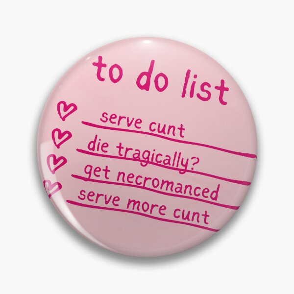 Item preview, Hot Necromancer To-Do List designed and sold by goblinbabe.