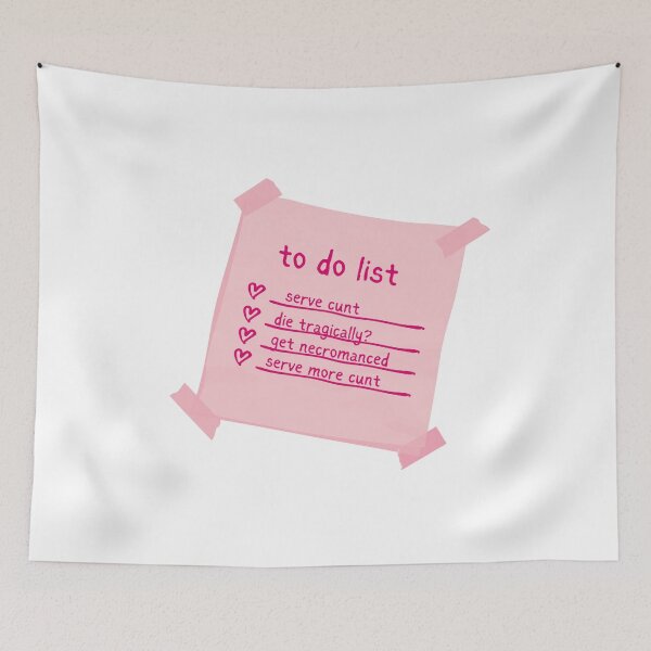 Item preview, Hot Necromancer To-Do List designed and sold by goblinbabe.