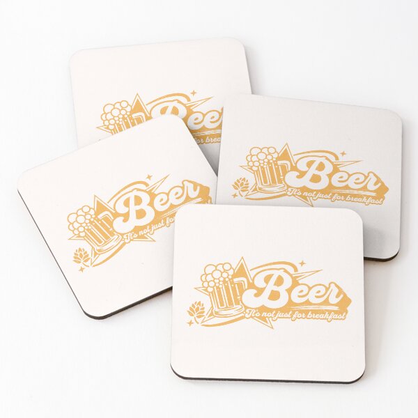 Item preview, Beer, It's not just for breakfast - Funny Beer lover sayings designed and sold by Retro-Rebellion.