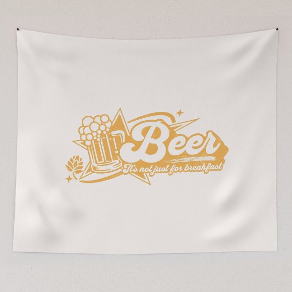 Item preview, Beer, It's not just for breakfast - Funny Beer lover sayings designed and sold by Retro-Rebellion.