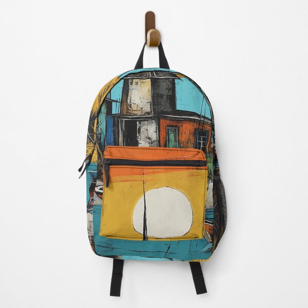 Item preview, Galapagos island port travel vintage colorful anime graphics designed and sold by wonderfulpark.