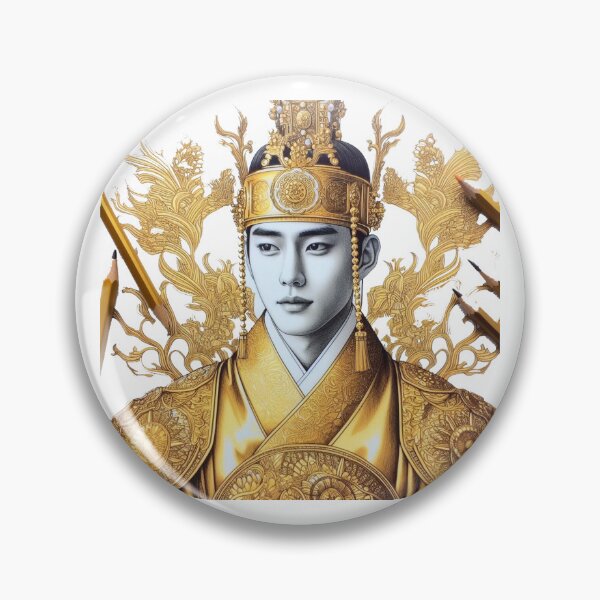 Item preview, "The Beautiful and Ornate Golden Garments of Korean Kings" designed and sold by PaintMeWorld.