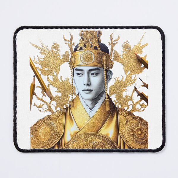 Item preview, "The Beautiful and Ornate Golden Garments of Korean Kings" designed and sold by PaintMeWorld.