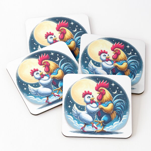 Item preview, Copy of Dancing In The Moonlight: A Rooster and Hen’s designed and sold by Designowner.