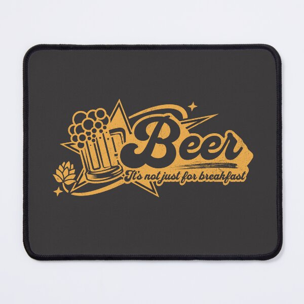 Item preview, Beer, It's not just for breakfast - Funny Beer lover sayings designed and sold by Retro-Rebellion.