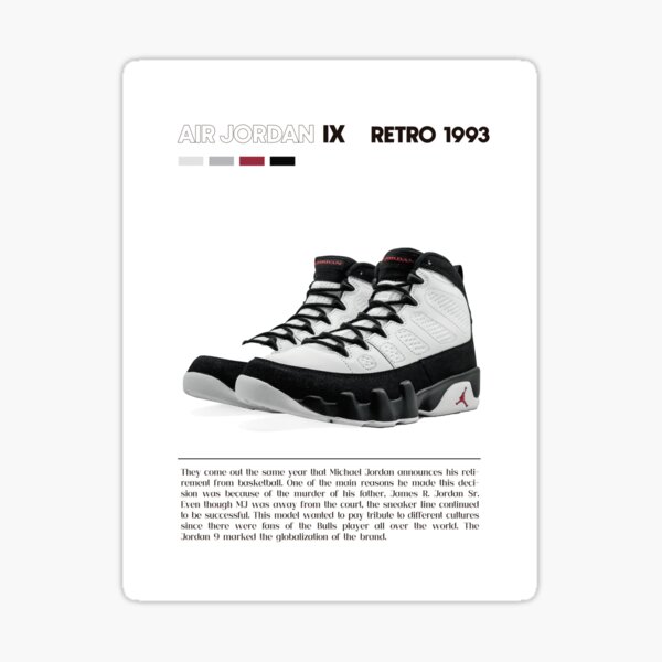 Air Jordan IX Retro 1993 poster