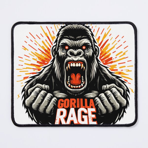 Item preview, Raging Gorilla Unleashed designed and sold by Apex-Ape.