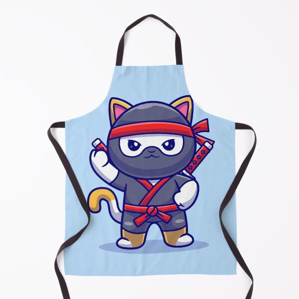 Item preview, Feline Stealth: Cute Cat Ninja Celebrates the Holidays designed and sold by hjian8219.