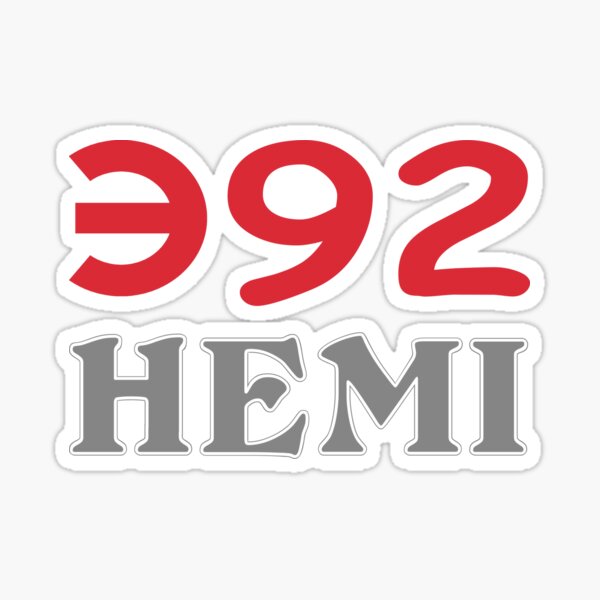392 Hemi Stickers | Redbubble