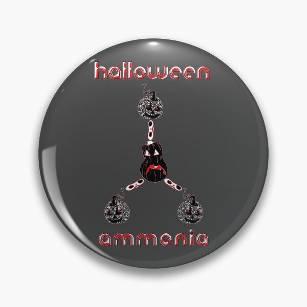 Item preview, Spooky Pumpkin Molecules Ammonia Molecular Model Halloween Decor designed and sold by 4rpixs.