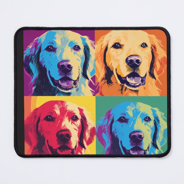 Item preview, Andy Warhol Golden Retriever designed and sold by artsanddogsTM.