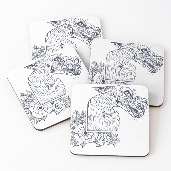 Item preview, Hyena demon with flowers designed and sold by space-guppies.