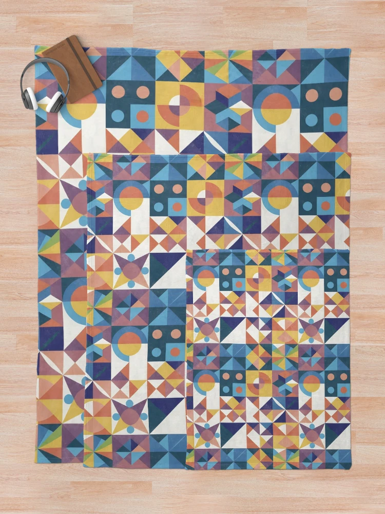 Thumbnail 5 of 6, Throw Blanket, Geometric pattern designed and sold by RemonMichel.