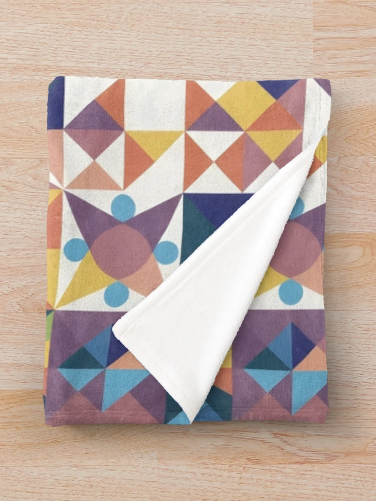 Thumbnail 3 of 6, Throw Blanket, Geometric pattern designed and sold by RemonMichel.