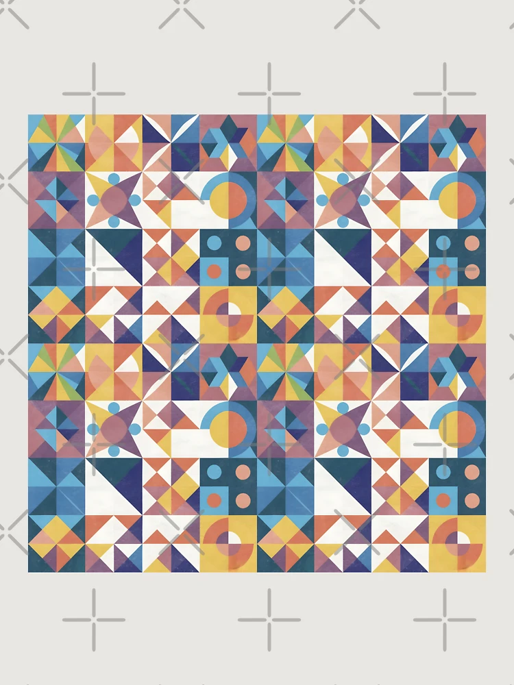 Thumbnail 6 of 6, Premium Oversized Hoodie, Geometric pattern designed and sold by RemonMichel.