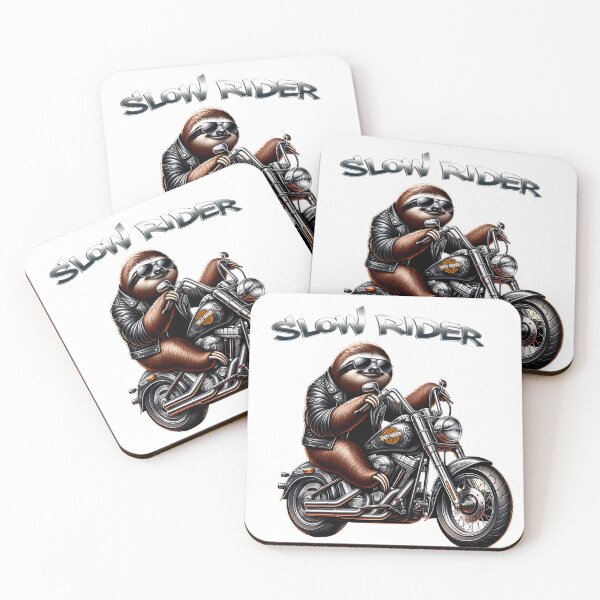 Item preview, Chill Biker Sloth - "Slow Rider" designed and sold by dspayne1.