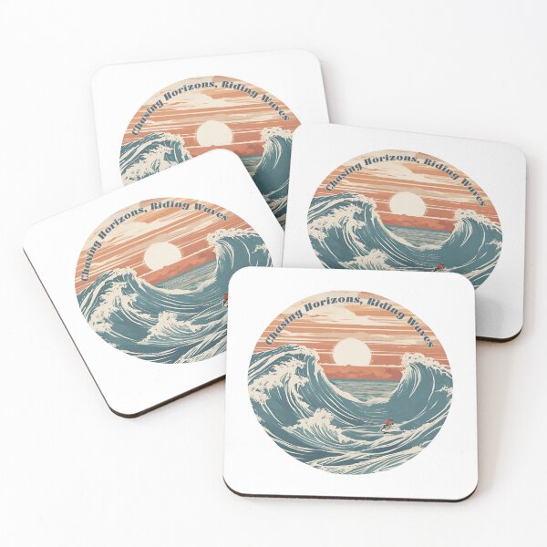 Item preview, Chasing Horizons Riding Waves  T-Shirt designed and sold by Quarkari.