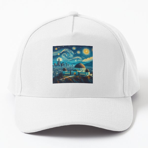 Item preview, Griffith Observatory, Los Angeles, California, USA, design in the style of Vincent van Gogh Starry Night designed and sold by CreativeSparkzz.