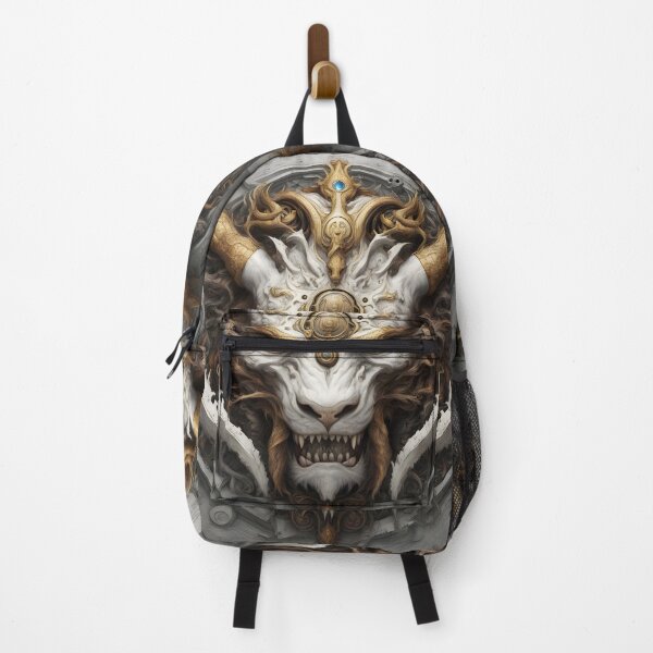 Item preview, Japanese demon mask designed and sold by Chantel Fourie.