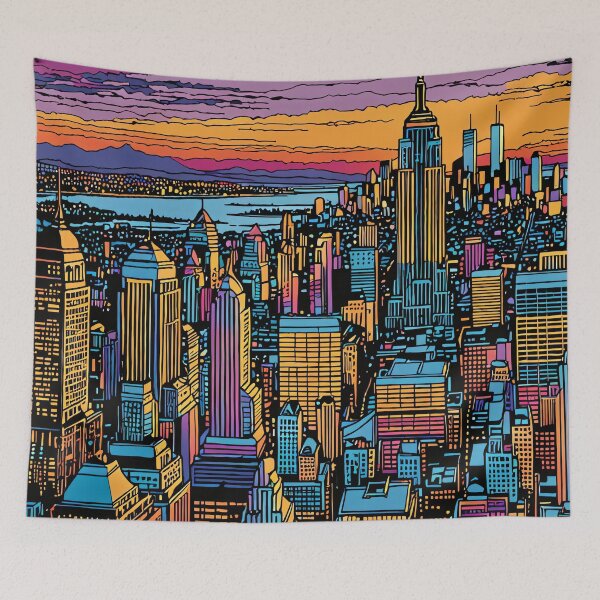 Item preview, Sunset Symphony of Lines designed and sold by PanoramaPrints.