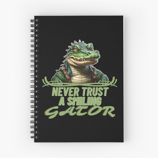Item preview, Never trust a smiling Gator - funny alligator lover  designed and sold by Kashear.
