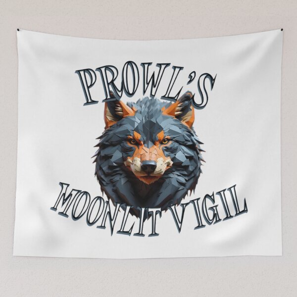 Item preview, Prowl's Moonlit Vigil / Lone Wolf Motivation designed and sold by PolygonPinnacle.