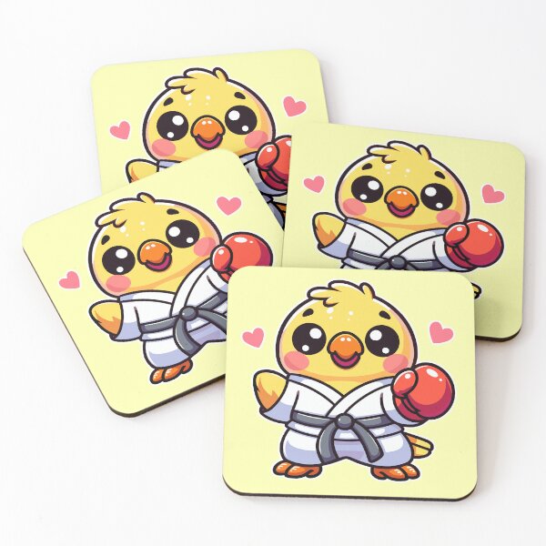 Item preview, Kawaii Cute Karate Parrot 3 | Pets and Animals for Men and Women t-shirt designed and sold by panchiTWO.