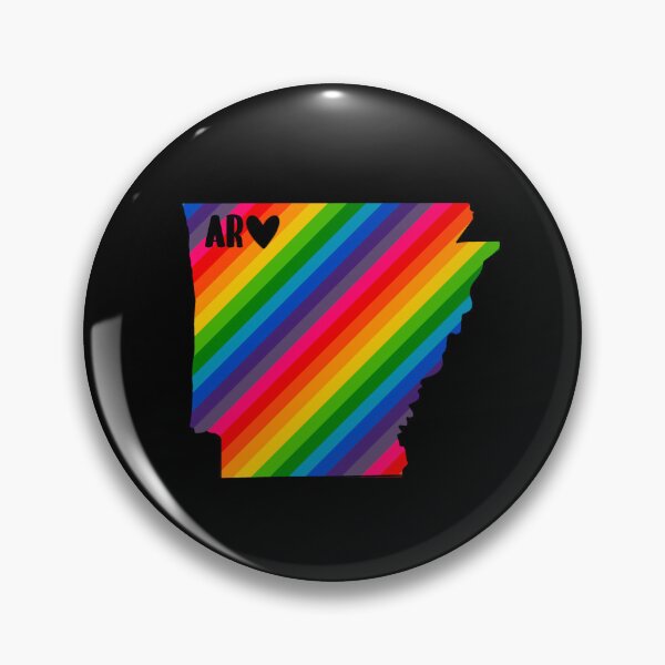 Aperçu de l'œuvre USA States: Arizona (rainbow) créée et vendue par LetsOverThinkIt.