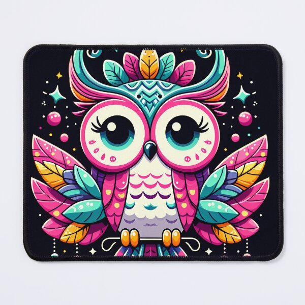 Item preview, "Hootiful Hues: Vibrant and Cute Owl Delight Shirt" designed and sold by JAMESAMORN.