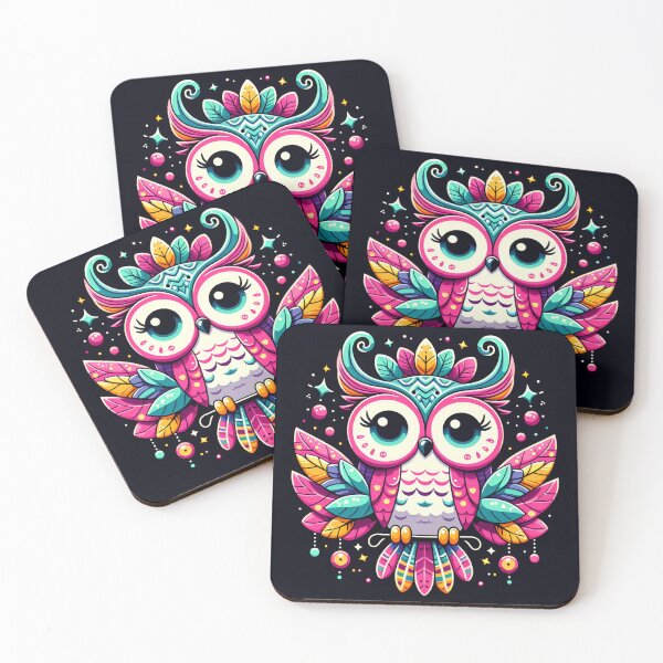 Item preview, "Hootiful Hues: Vibrant and Cute Owl Delight Shirt" designed and sold by JAMESAMORN.