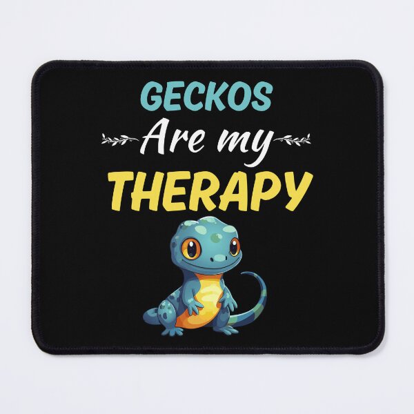 Item preview, Geckos are my therapy, funny gecko lizard pet lovers or keeper, cute leopard gecko mom designed and sold by NBSStore.