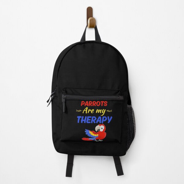Item preview, Parrots are my therapy, funny parrot keeper lady or girl, parrot pet mom designed and sold by NBSStore.