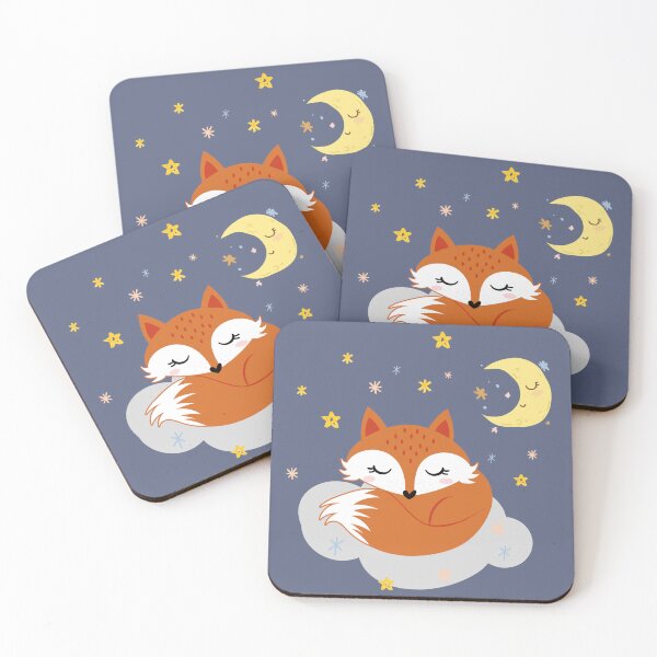 Item preview, Cute sleeping fox designed and sold by AnulaArt.