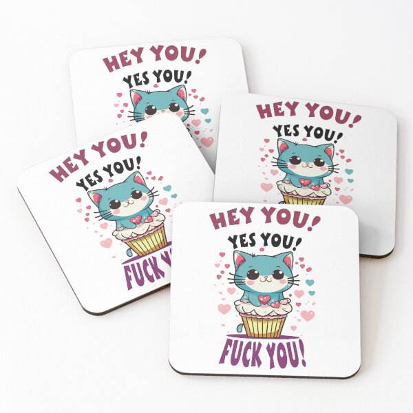 Item preview, Hey You! Yes You! Funny cupcake kitten! designed and sold by GizmoDesign.